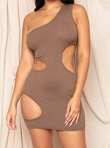 Shorty - Shoulder Cutout Club Dress