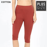 Load image into Gallery viewer, Shorty Stretchy Leggings Capri Yoga Pants - Plus Size
