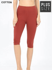 Load image into Gallery viewer, Shorty Stretchy Leggings Capri Yoga Pants - Plus Size
