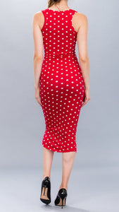 Shorty Red and White Polka Dot Dress