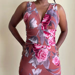 Load image into Gallery viewer, Shorty - Floral Print bodycon fit Dress
