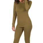 Load image into Gallery viewer, Shorty - Microfiber Round Neck Top &amp; Leggings Set
