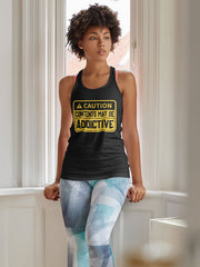 Load image into Gallery viewer, Shorty May be Addictive Racerback Tank
