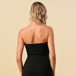 Load image into Gallery viewer, Shorty Sexy Tube Rib Dress - Black
