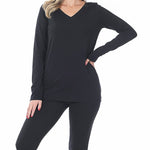 Load image into Gallery viewer, Shorty - V-neck Top &amp; Leggings Set
