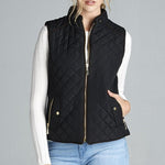 Load image into Gallery viewer, Shorty - Women&#39;s Quilted Puffer Vest
